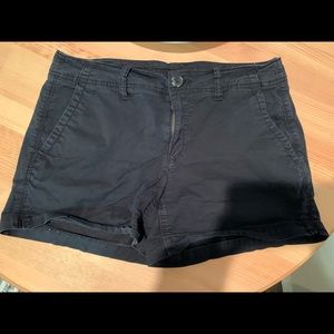 American eagle black khaki shorts
